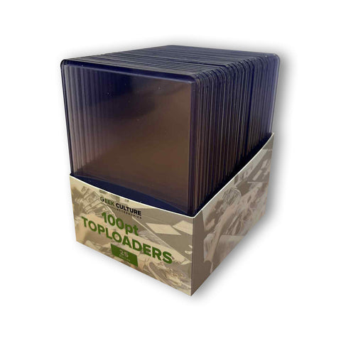 Geek Culture – 100pt Medium Toploaders (25ct)