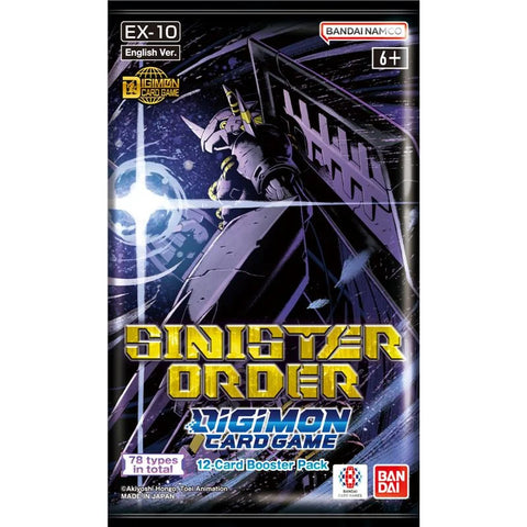 Digimon Sinister Order Booster EX-10