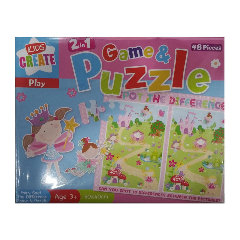 Fairy Spot the Difference Puzzle