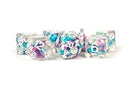 Pearl Resin Poly Set: Gradient Purple/Teal/White