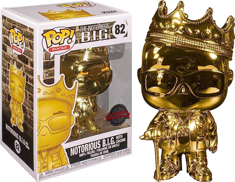 Notorious B.I.G. - Biggie Gold Chrome US Exclusive Pop! Vinyl