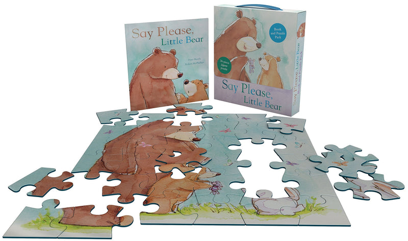 Say Please, Little Bear Book and Puzzle Pack