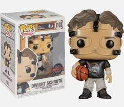 The Office - Dwight Schrute (w/ Basketball and Mask) Pop! 1103
