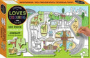 100 Piece Colour-In Jigsaw - The Zoo