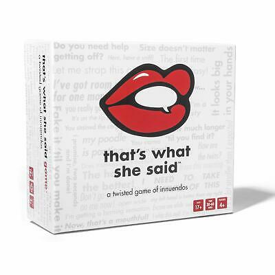 That’s What She Said