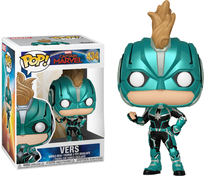 Captain Marvel - Vers (Masked) Pop! 434