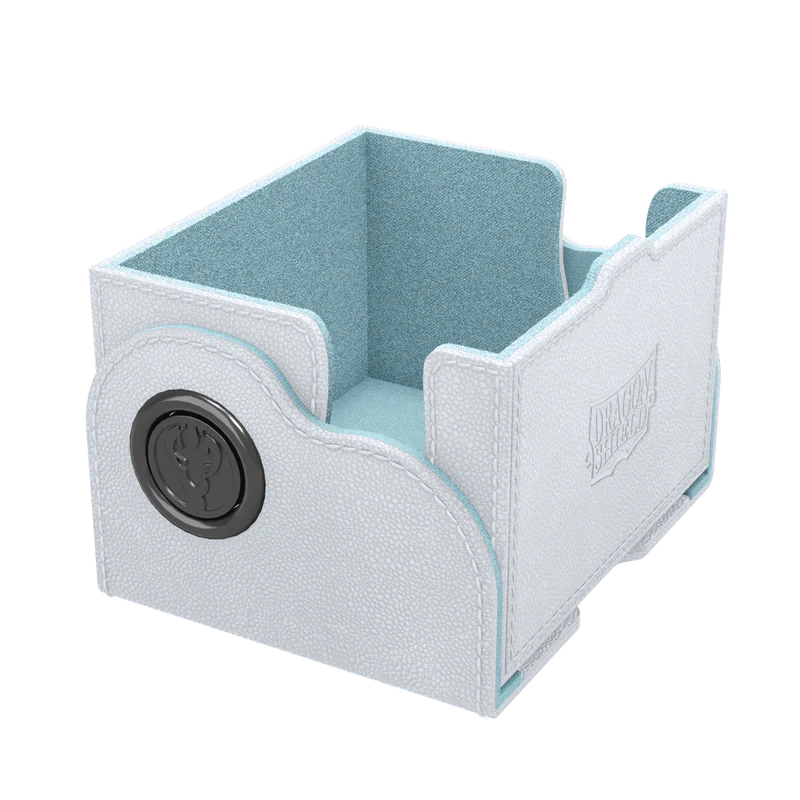 Dragonshield Dragon Lock System - Dragon Box 150+ - White & Aqua