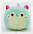 Squishmallows 3.5 inch Over the Rainbow clip ons