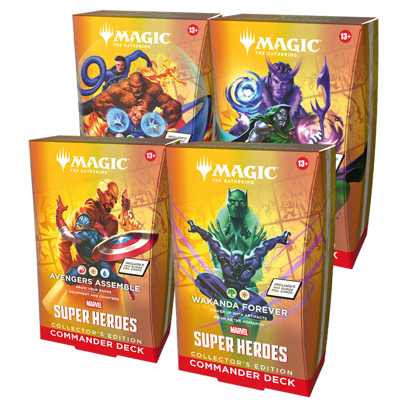 **PRE-ORDER** MTG Commander Decks - Marvel Super Heroes (Collector Edition)