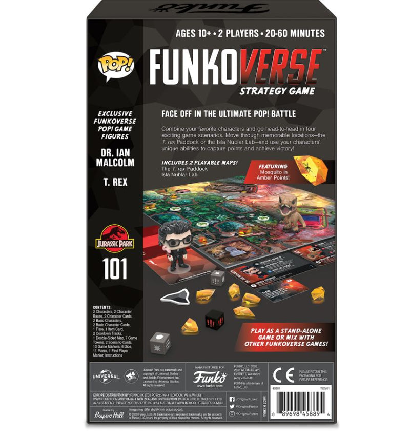 Pop! Funkoverse Strategy Game - Jurassic Park