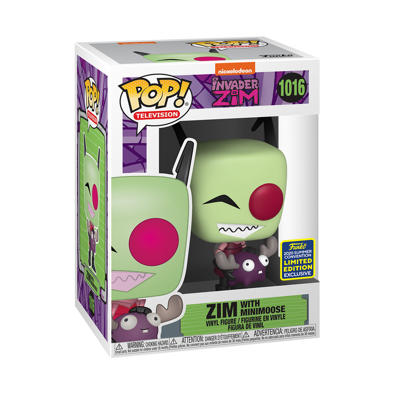 Invader Zim - Zim w/Minimoose Pop! SD20 1016