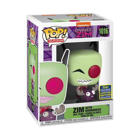 Invader Zim - Zim w/Minimoose Pop! SD20 1016