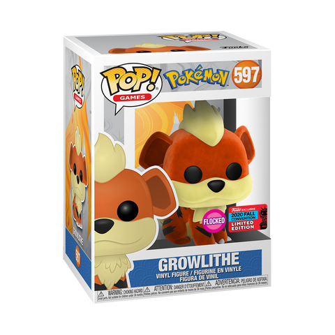 Pokemon - Growlithe (Flocked) Pop! NY20