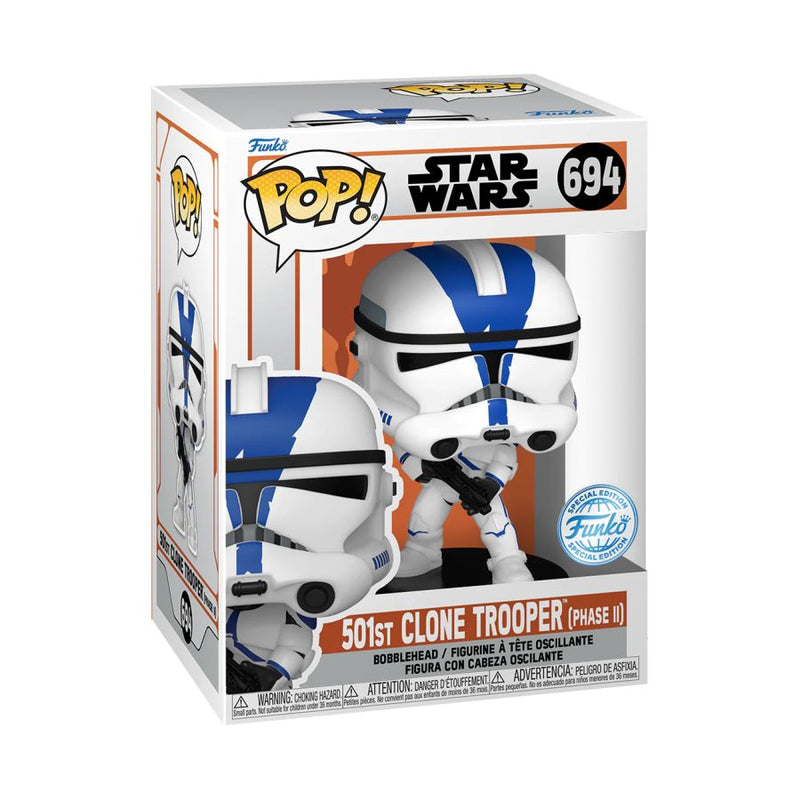 Star Wars: The Mandalorian - 501st Clone Trooper (Phase II) US Exclusive Pop! 694