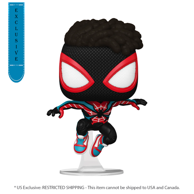 Spiderman 2 (VG'23) - Miles Morales in Evolved Suit US Exclusive Pop! Vinyl 976