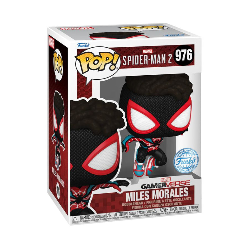 Spiderman 2 (VG'23) - Miles Morales in Evolved Suit US Exclusive Pop! Vinyl 976