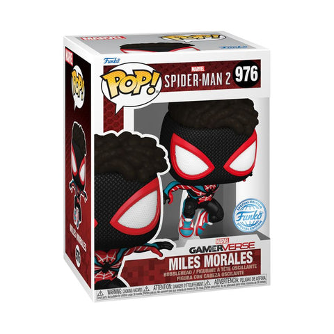 Spiderman 2 (VG'23) - Miles Morales in Evolved Suit US Exclusive Pop! Vinyl 976