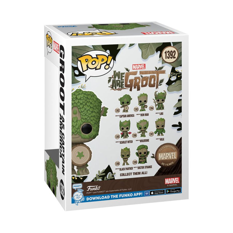 We Are Groot - Groot Captain America (Marvel: 85th Anniversary) Pop! Vinyl
