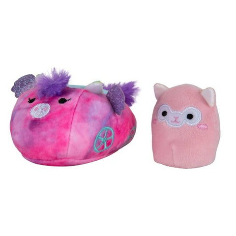 Squishville - Mini Squishmallow + Vehicle - Llama