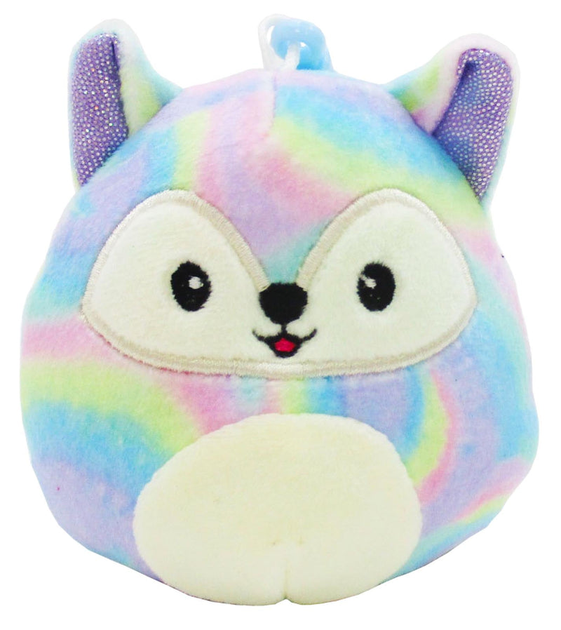 Squishmallows 3.5 inch Over the Rainbow clip ons