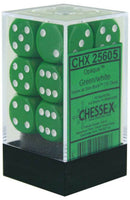 Chessex 12-Die Set - Opaque