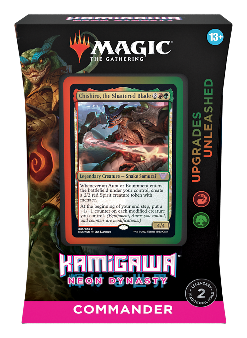 MTG Kamigawa Neon Dynasty Commander Deck - Upgrades Unleased