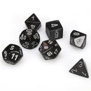 Chessex 7-Die Polyhedral Set -  Borealis (smoke/silver)