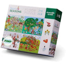 Crocodile Creek Floor Puzzle - Four Seasons