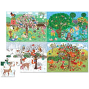 Crocodile Creek Floor Puzzle - Four Seasons