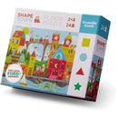 Crocodile Creek Floor Puzzle - Shape Town