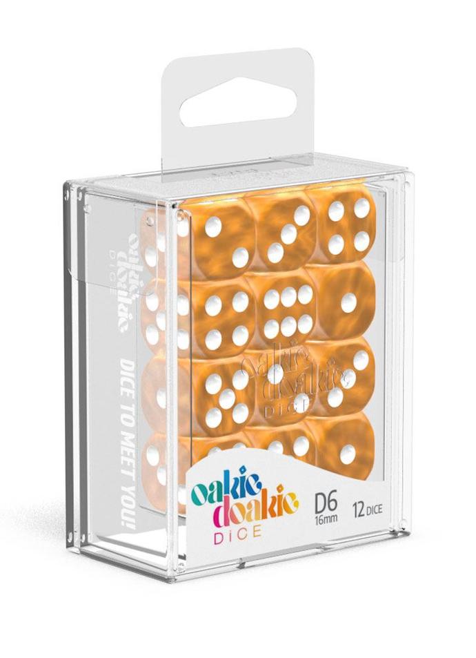 Oakie Doakie Marble - D6 Orange