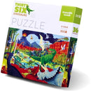 Crocodile Creek - Thirty Six Dinosaur Puzzle (300pc)