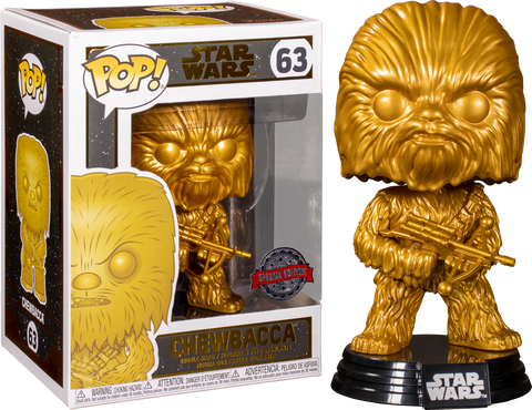 Star Wars - Chewbacca Gold MT Pop! 63