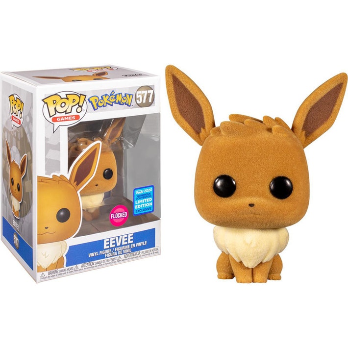 Pokemon - Eevee (Flocked) Pop! 577