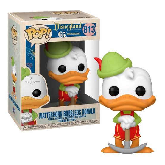 Disneyland 65th Anniversary - Matterhorn Bobsleds Donald Pop! 813