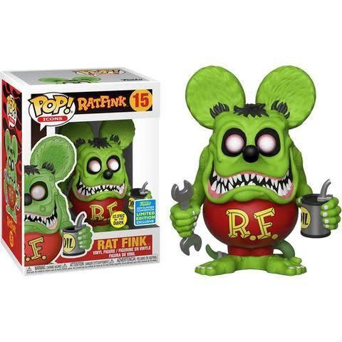 SDCC Rat Fink - Rat Fink (Glow in the Dark) Pop! 15