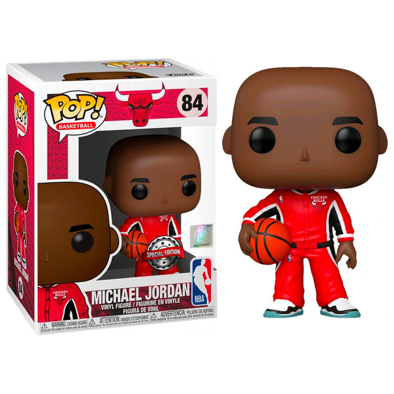 NBA Bulls Michael Jordan Red Warm Up Pop! 84