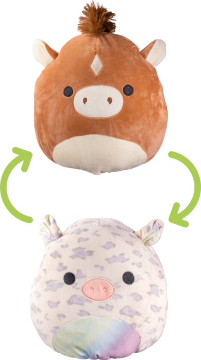 Squishmallow - Philip and Nia 12" Flip-A-Mallow