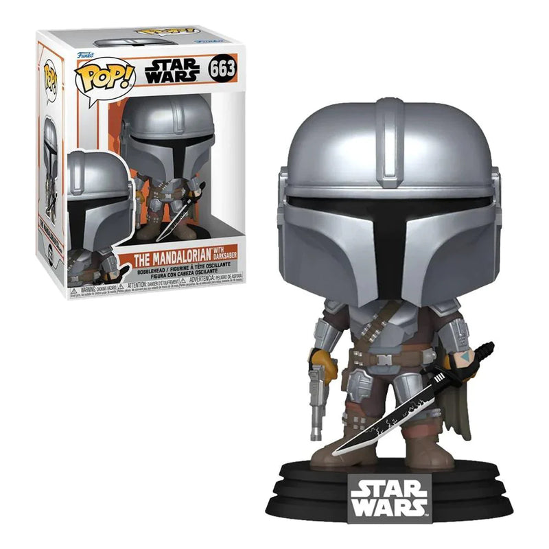 Star Wars - The Mandalorian with Darksaber Pop! 663