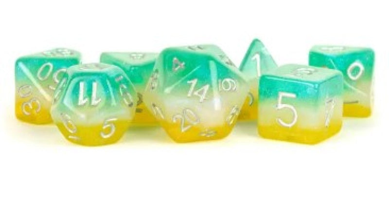 16mm Resin Poly Dice Set: Layered