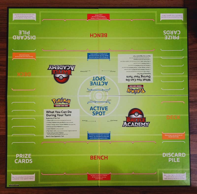 Pokemon TCG 2-Player Cardboard Playmat