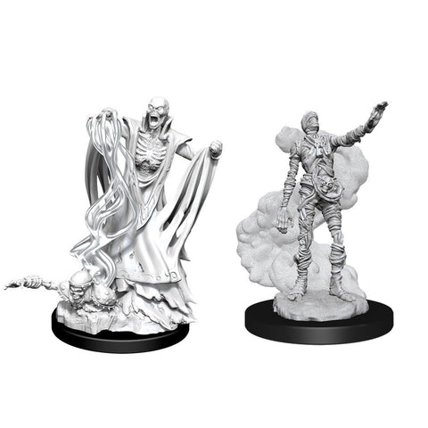 D&D Unpainted Miniatures Lich & Mummy Lord